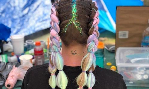 Festival haar, Sieraden, Tassen en Uiterlijk, Uiterlijk | Haarverzorging, Nieuw, Pruik of Haarverlenging, Ophalen