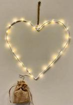 Hart met LED verlichting 40cm Bruiloft Liefde Moederdag, Huis en Inrichting, Woonaccessoires | Kransen, Nieuw, Ophalen of Verzenden