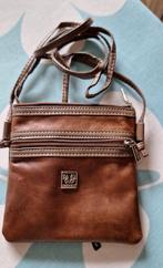 Handig nieuw klein bruin leren tasje, Verzenden, Nieuw, Bruin