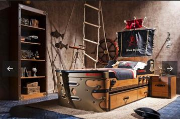 Black Pirate complete kinderkamer: luxe - piraten bed beschikbaar voor biedingen