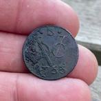 Voc duit Utrecht 1753 - bodemvondsten - munt voc - duitje, Postzegels en Munten, Munten | Nederland, Ophalen of Verzenden, Vóór koninkrijk