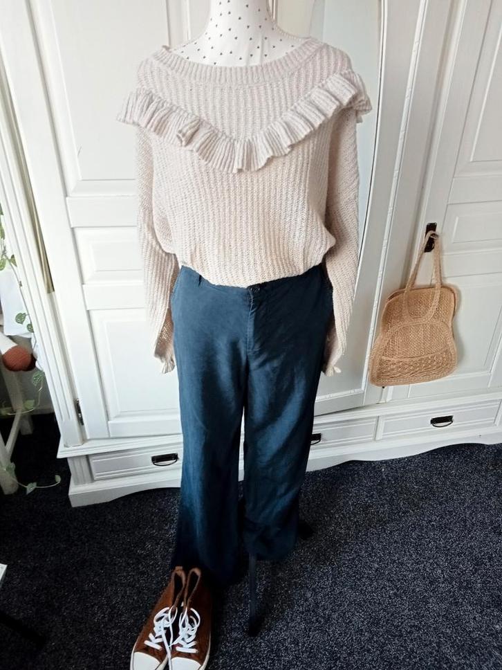 Sissy Boy " Broek maat XL ", Kleding | Dames, Broeken en Pantalons, Zo goed als nieuw, Maat 42/44 (L), Blauw, Lang, Ophalen of Verzenden