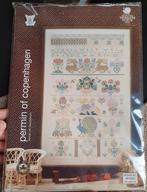 groot permin copenhagen merklap 1763 sampler borduurpakket, Hobby en Vrije tijd, Verzenden, Nieuw, Handborduren, Borduurpakket