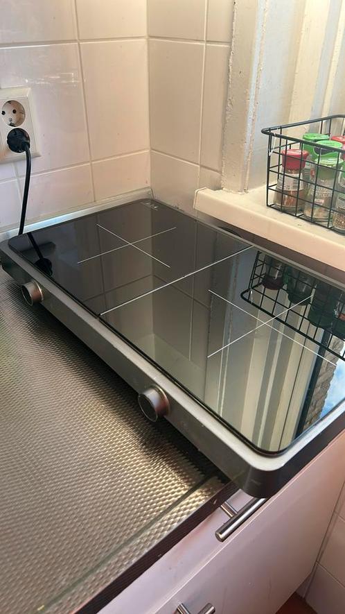 Inventum inductie kookplaat tweepits, Huis en Inrichting, Keuken | Keukenelementen, Zo goed als nieuw, Minder dan 100 cm, Ophalen