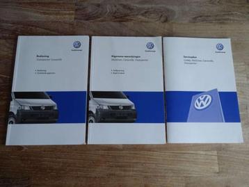 VW Transporter - Caravelle T5 Handleidingset NL - Origineel beschikbaar voor biedingen