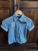 Scotch Soda Shrunk blouse overhemd blauw/wit geruit maat 122, Kinderen en Baby's, Kinderkleding | Maat 122, Overhemd of Blouse