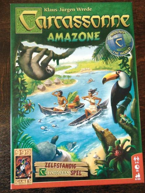 Carcassonne Amazone Spel van 999 Games, Hobby en Vrije tijd, Gezelschapsspellen | Bordspellen, Zo goed als nieuw, Een of twee spelers