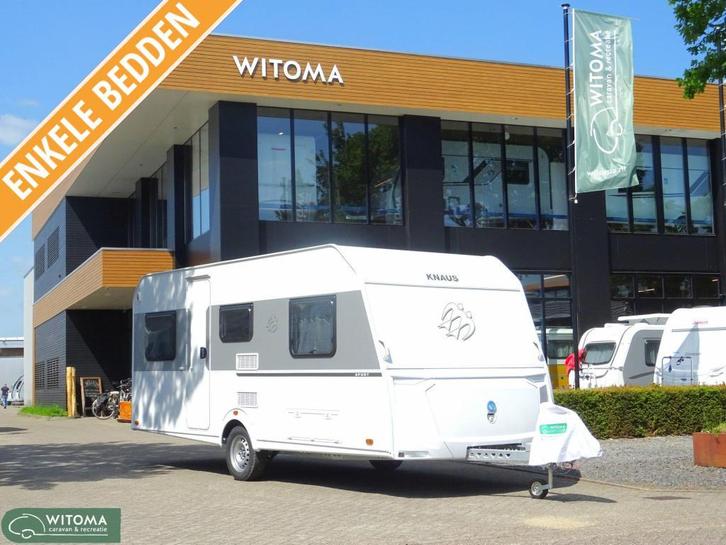 Knaus Sport 500 EU Gratis mover, model 2025, Caravans en Kamperen, Caravans, Bedrijf, tot en met 4, 1000 - 1250 kg, Rondzit, Knaus