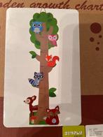 Houten Groeimeter Boom met Dieren nieuw, Ophalen of Verzenden, Nieuw, Wanddecoratie