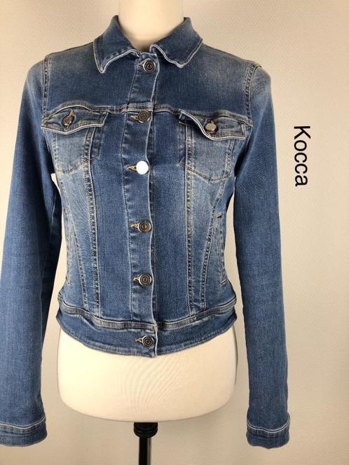 Kocca Spijkerjas  (mt: 36) 5,1/6961, Kleding | Dames, Jassen | Zomer, Zo goed als nieuw, Maat 36 (S), Blauw, Ophalen of Verzenden