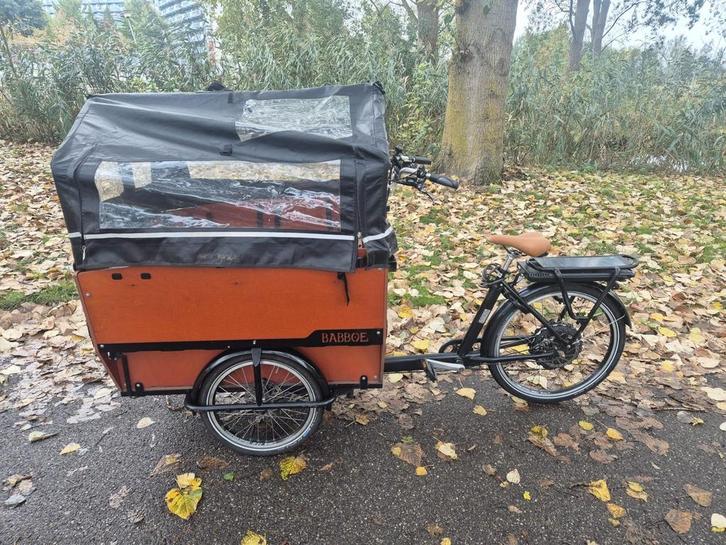 Goed gekeurd 6 persoons babboe E-max elektrisch bakfiets, Fietsen en Brommers, Fietsen | Bakfietsen, Gebruikt, 4 kinderen of meer