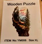 Houten Puzzel met Hert - 280 stukjes, Ophalen of Verzenden, Meer dan 1500 stukjes, Zo goed als nieuw, Legpuzzel
