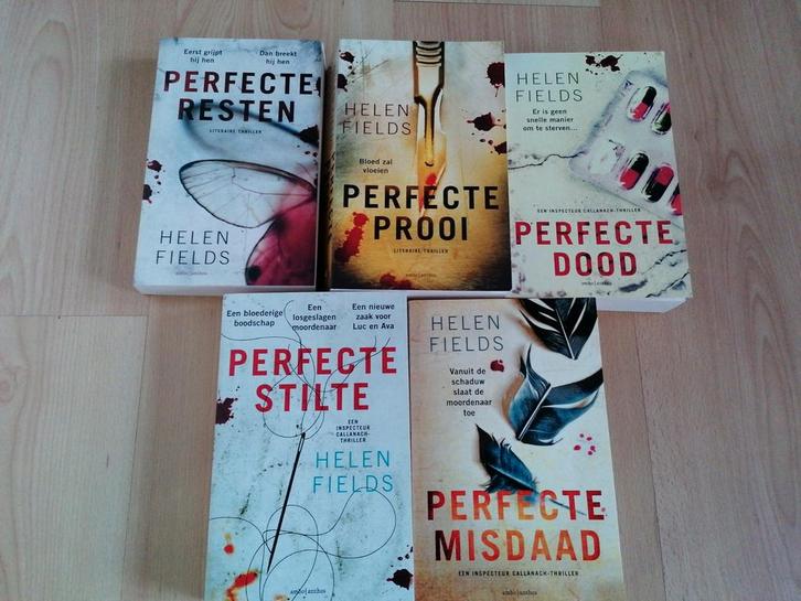 Helen Fields -deel 1 Perfecte resten, Boeken, Thrillers, Zo goed als nieuw, Ophalen of Verzenden
