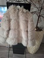Faux fur jas met strass, Ophalen of Verzenden, Nieuw, Maat 38/40 (M), Zwart