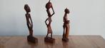 Afrikaanse houten beeldjes houtsnijwerk, Antiek en Kunst, Kunst | Beelden en Houtsnijwerken, Ophalen of Verzenden