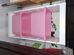 Ikea trofast wit geverft met wieltjes en roze bakken, Ophalen, Gebruikt, 1 of 2 laden, 50 tot 100 cm