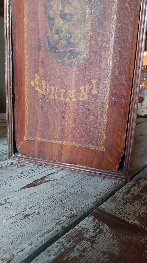 Oude houten schooltas, Antiek en Kunst, Curiosa en Brocante, Ophalen of Verzenden