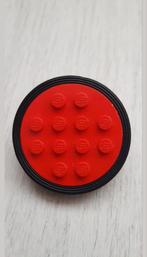 Lego wielen groot Rood met zwarte band (onderdelen), Gebruikt, Ophalen of Verzenden, Lego, Losse stenen