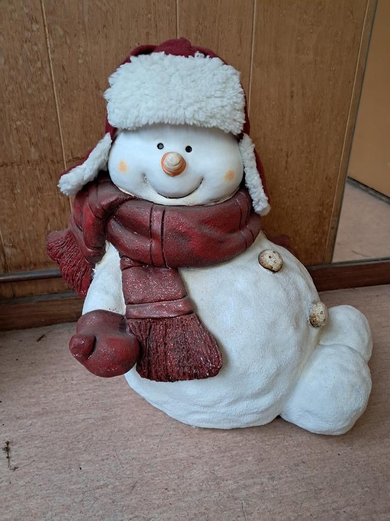 Vrolijke decoratieve sneeuwpop, Diversen, Kerst, Ophalen
