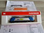 fleischmann br 185/re 485 huurlok bls cargo  738506, Fleischmann, Ophalen of Verzenden, Zo goed als nieuw, Gelijkstroom