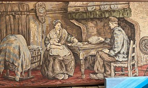 Wandkleed wandtapijt boerenscene kunstwerk, Postzegels en Munten, Bankbiljetten | Afrika, Overige landen, Ophalen of Verzenden