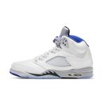 Jordan 5 retro white stealth 2021, maat 44, Ophalen of Verzenden, Zo goed als nieuw, Wit