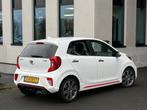 Kia Picanto 1.0 T-GDI AUTOMAAT GT-Line, achteruitrijcamera,a, Auto's, Gebruikt, Wit, Leder, Bedrijf