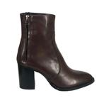 HIP maat 39 lerenlaars/rits mokka bruin - gratis verzenden, Kleding | Dames, Schoenen, Bruin, Verzenden, Lage of Enkellaarzen