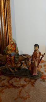 Jozef en Maria met Kindje Jezus op de vlucht naar Egypte, Antiek en Kunst, Ophalen of Verzenden