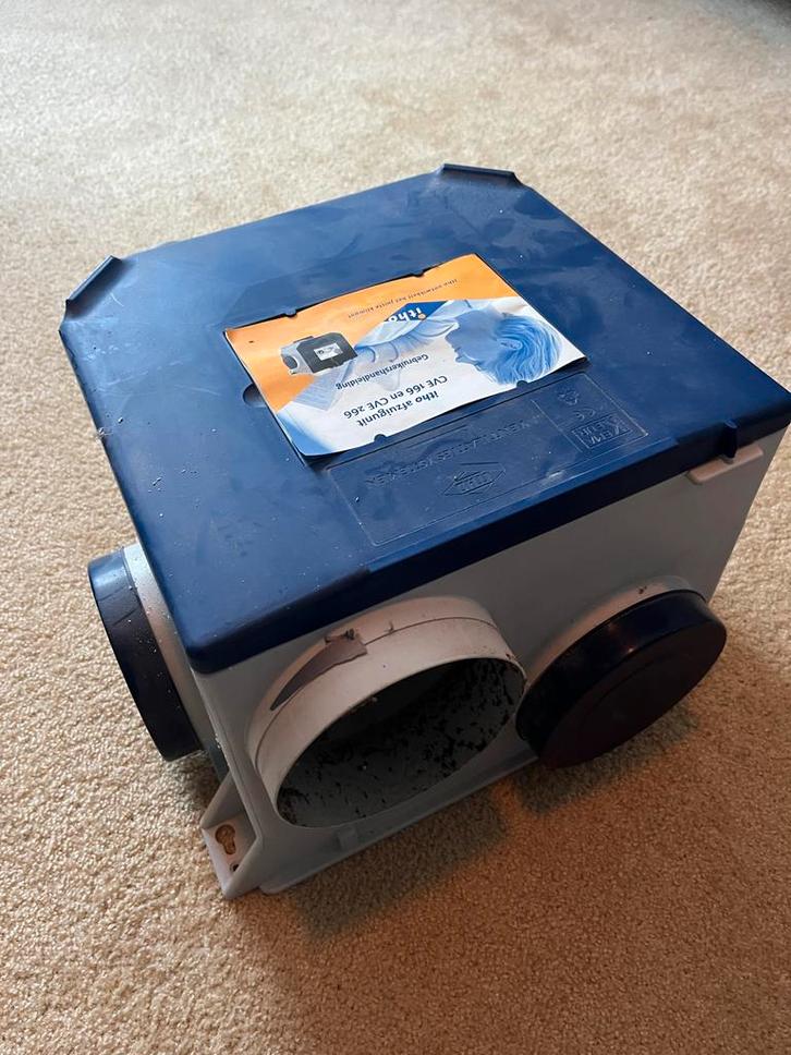 Itho Daalderop CVE 166 Afzuigunit, Doe-het-zelf en Verbouw, Ventilatie en Afzuiging, Gebruikt, Afzuiger, Ophalen of Verzenden