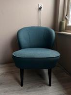 Woood sara petrol, Huis en Inrichting, Fauteuils, Ophalen, Zo goed als nieuw, 50 tot 75 cm