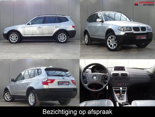 BMW X3 2.5i * YOUNGTIMER * LEER * TREKHAAK ! (bj 2006), Auto's, BMW, Bedrijf, Te koop, X3, 4x4, ABS, Airbags, Airconditioning