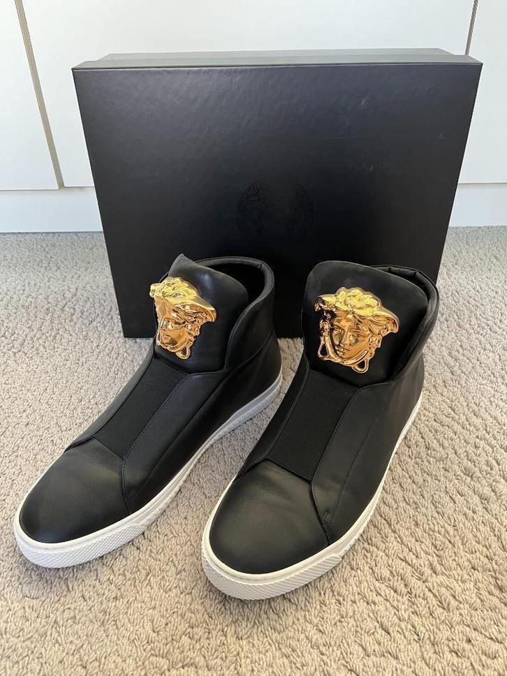 Versace Palazzo Medusa High Top leren sneakers maat 41 heren, Kleding | Heren, Schoenen, Zo goed als nieuw, Sneakers of Gympen