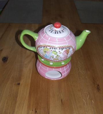 Blond Amsterdam theepot + lichtje beschikbaar voor biedingen