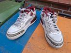 Jordan Sneakers Maat 39 - Gedragen, Wit, Ophalen of Verzenden, Sneakers of Gympen, Jordan