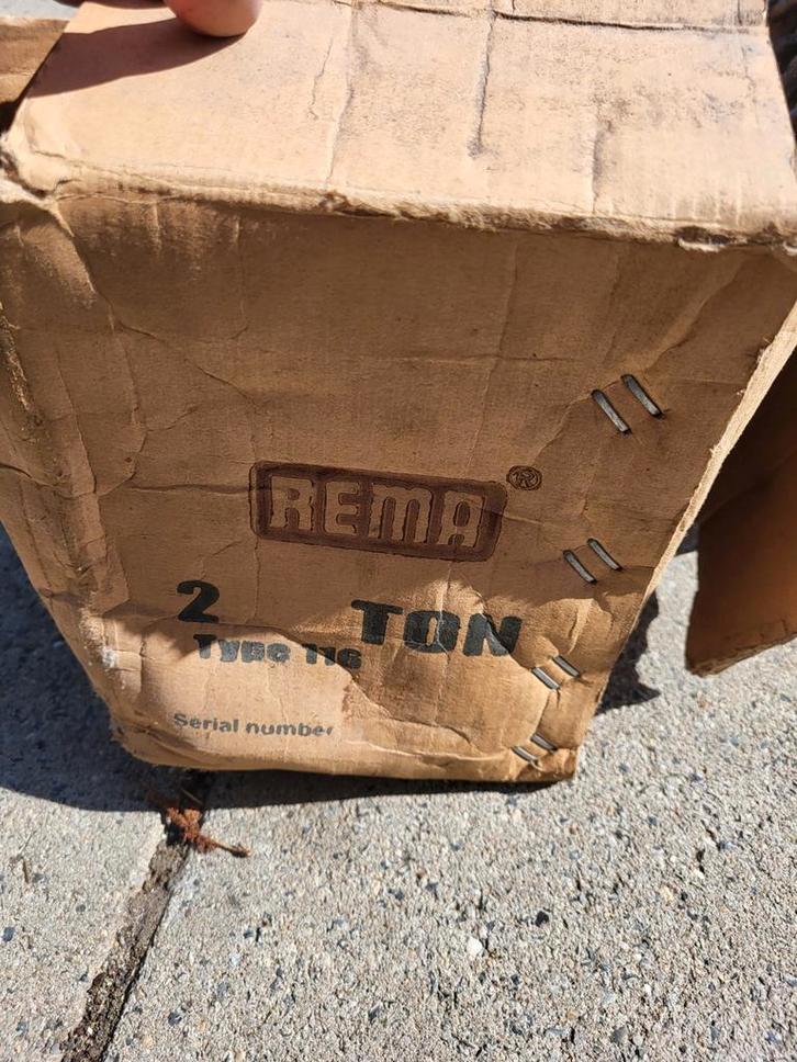 REMA 2 Ton Kettingtakel - Ferm 2000kg, Doe-het-zelf en Verbouw, Lieren en Takels, Gebruikt, Handmatig, Ophalen of Verzenden