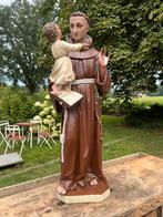 Grote oude gipsen heligbeelden st jozef en st Anthonius, Ophalen