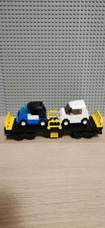 LEGO 7939 Goederentrein Wagon met Auto's, Ophalen of Verzenden, Gebruikt