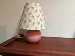 Leuke roze lamp met Laura Ashley kap, Ophalen, Zo goed als nieuw, Stof, Minder dan 50 cm