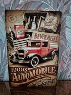 Ford 1900S automobile reclamebord, Ophalen of Verzenden, Nieuw, Reclamebord