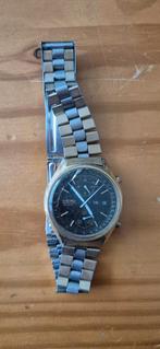Seiko Black Panda 1977 - Loopt!, Gebruikt, Staal, Polshorloge, Ophalen of Verzenden