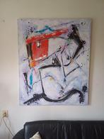 Catch me if you can, schilderij van Ed Bos, 100x120 cm, Ophalen