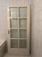 Opdek Binnendeur met Facetglas - 93x210cm, Doe-het-zelf en Verbouw, Deuren en Horren, Gebruikt, 80 tot 100 cm, Binnendeur, Ophalen of Verzenden