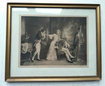 Staalafdruk (?), 206 / 1824. Mooi ingelijst. beschikbaar voor biedingen