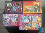 4 Kinderpuzzels - My Little Pony, Monster High, meer, Ophalen of Verzenden, Zo goed als nieuw, 4 tot 6 jaar