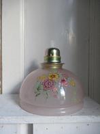~ oud lampje, roze met bloemetjes, bricbracbrocante ~, Antiek en Kunst, Antiek | Lampen, Ophalen of Verzenden