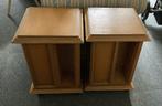 2 CD kastjes zonder wielen, Huis en Inrichting, Tafels | Bijzettafels, Ophalen, Minder dan 55 cm, Gebruikt, Rechthoekig