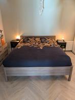 Tweepersoonsbed 220180cm, Huis en Inrichting, Slaapkamer | Bedden, Ophalen, Tweepersoons, Zo goed als nieuw, 180 cm