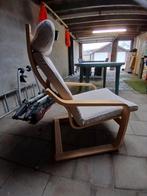 Twee comfortabele relaxstoelen, Huis en Inrichting, Fauteuils, Ophalen, Hout, Gebruikt, 50 tot 75 cm