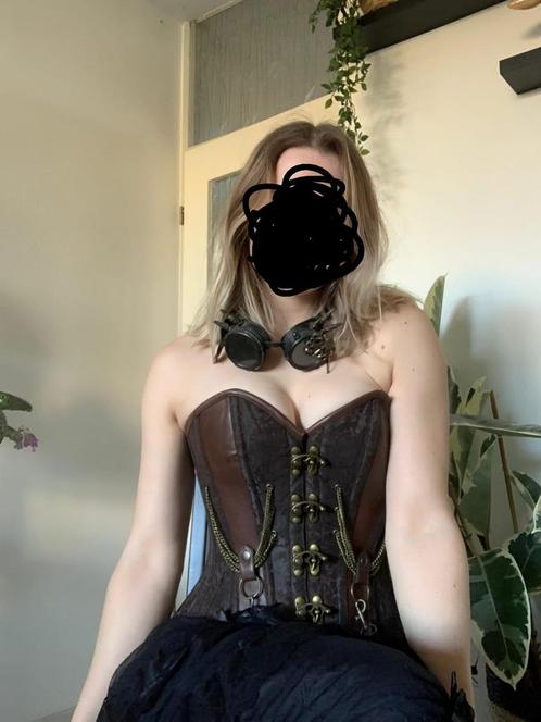 Steampunk korset cosplay outfit, Kinderen en Baby's, Carnavalskleding en Verkleedspullen, Gebruikt, Jongen of Meisje, Ophalen of Verzenden